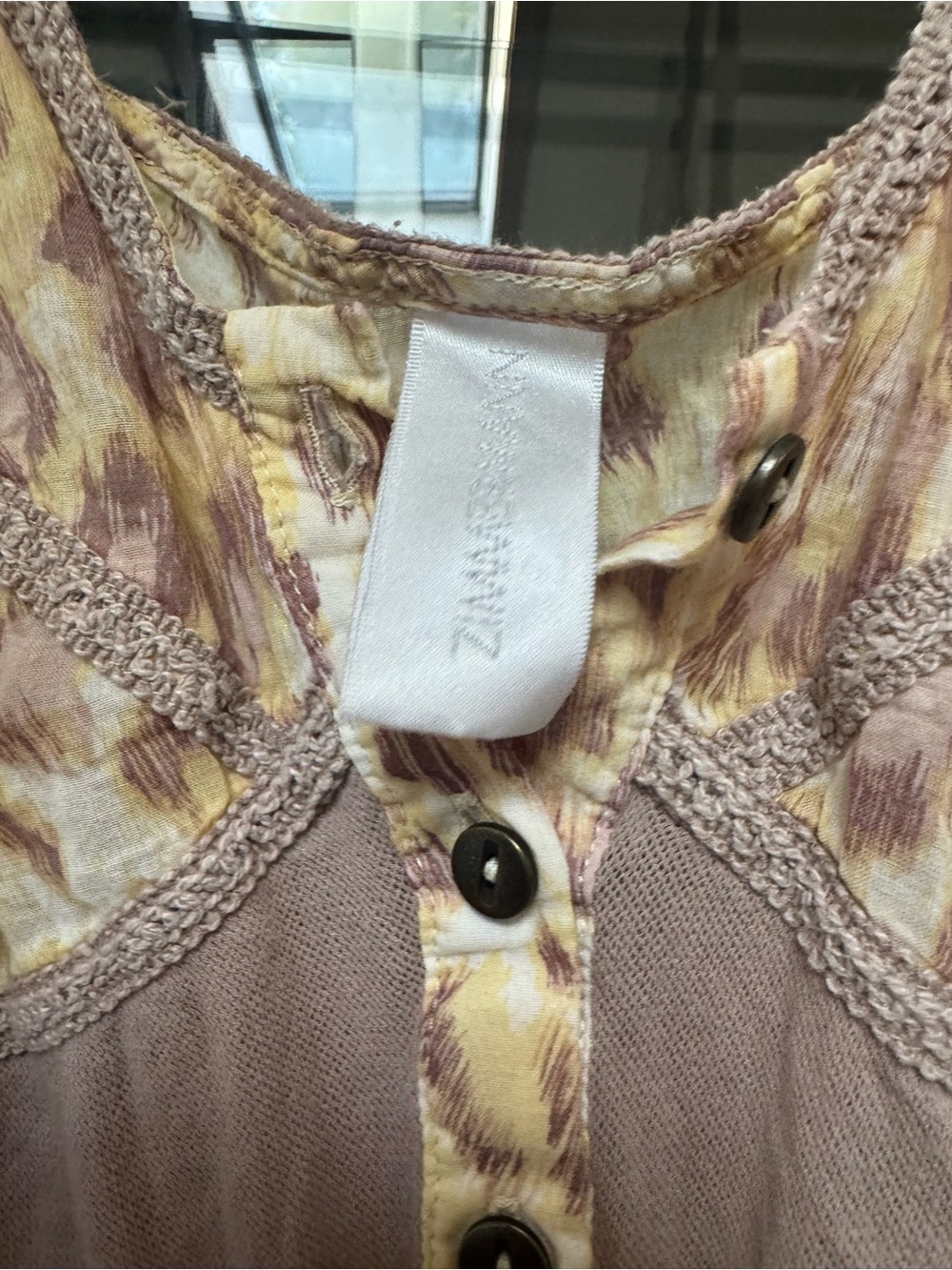 Zimmermann Cotton Leopard Print Crochet Trim Button Front Romper Playsuit 0 - Picture 2 of 8